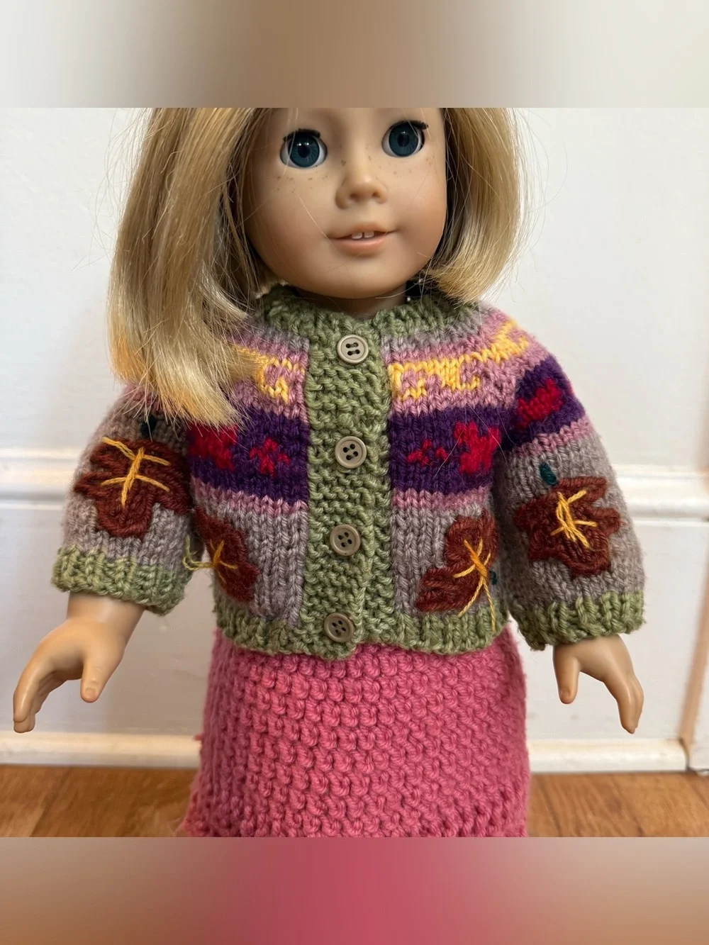 18” Doll Clothes Lot Handmade Hand Knitted